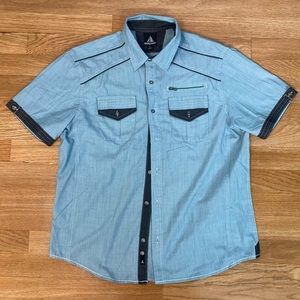 Infringement button down shirt.